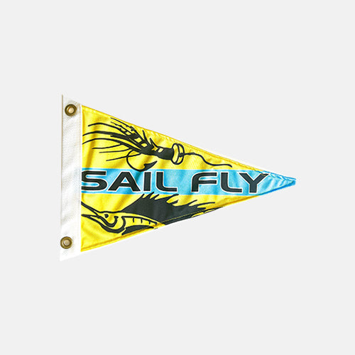 "Sail Fly" Triangle Boat Flag