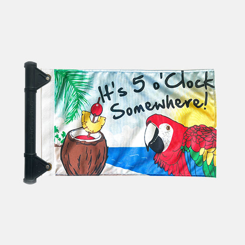 "5 O'Clock Somewhere" Boat Flag + Starter Kit