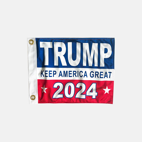 Trump 2024 Boat Flag