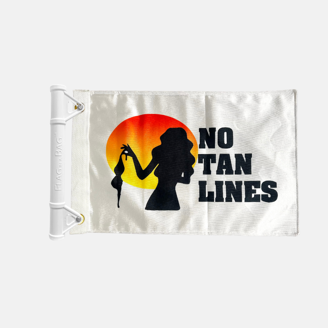 "No Tan Lines" Boat Flag + Starter Kit