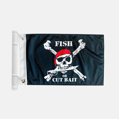 "Fish or Cut Bait" Boat Flag + Starter Kit