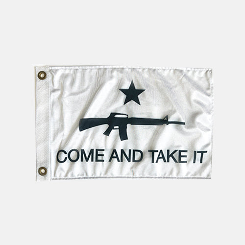 "Come and Take It" Guns Rights Boat Flag