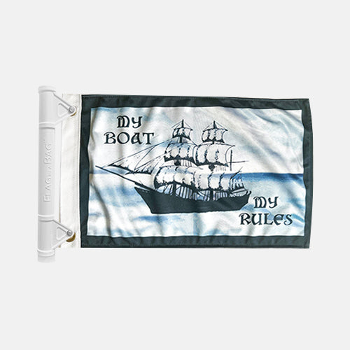 "My Boat My Rules" Boat Flag + Starter Kit