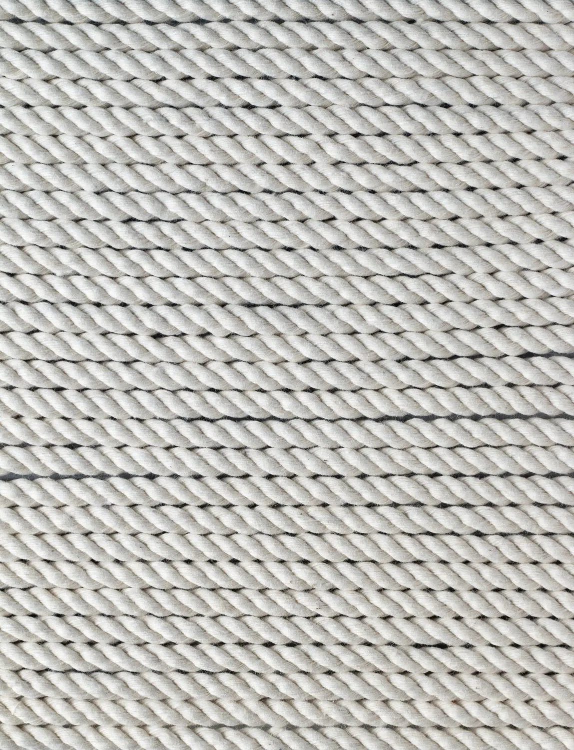 Close-up of gray rope texture
